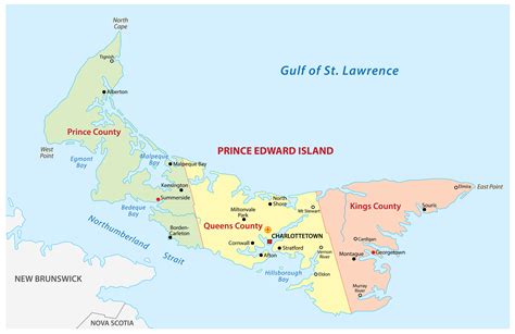 Road Map Of Prince Edward Island
