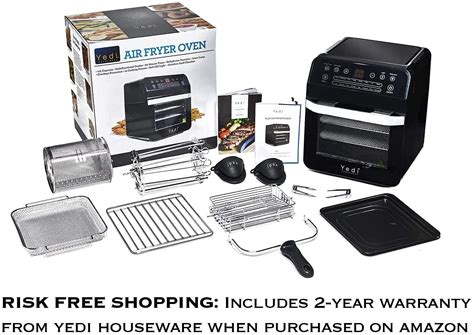 Yedi Total Package Air Fryer Oven XL, 12. - Costless WHOLESALE - Online Shopping!