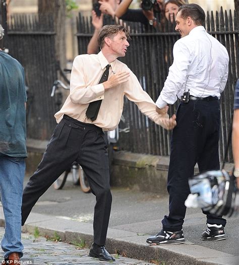 Tom Hardy and Paul Anderson shoot a fight scene for Legend | Daily Mail Online