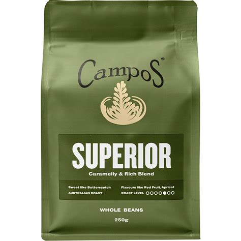 Campos Superior Coffee Beans 250g | Woolworths