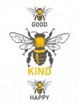 Bee Happy Motivational Poster Free Stock Photo - Public Domain Pictures