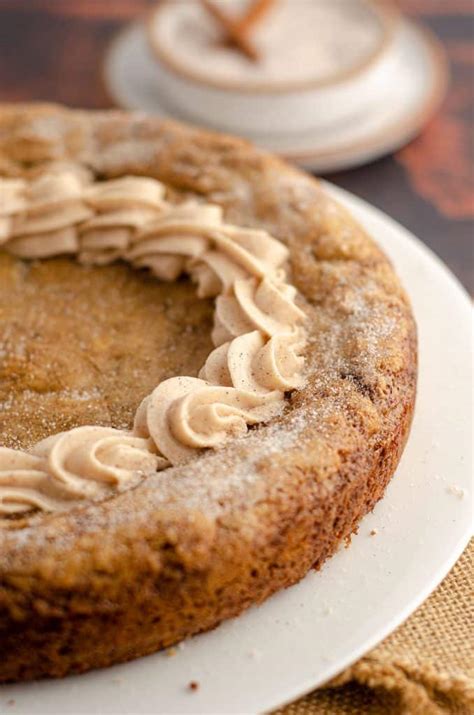 Snickerdoodle Cookie Cake - Fresh April Flours