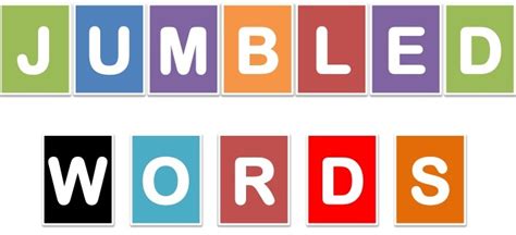 Skillful projects to make a jumbled words game