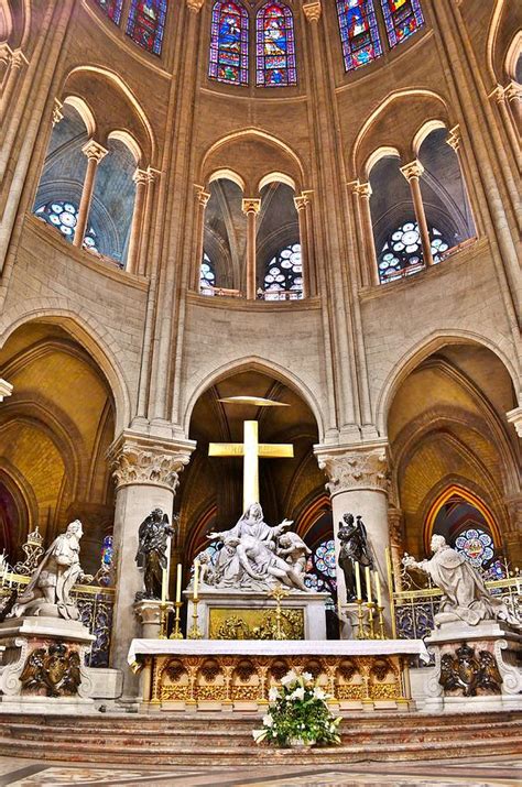 High Alter Notre Dame Cathedral Paris France Photograph by Kim Bemis