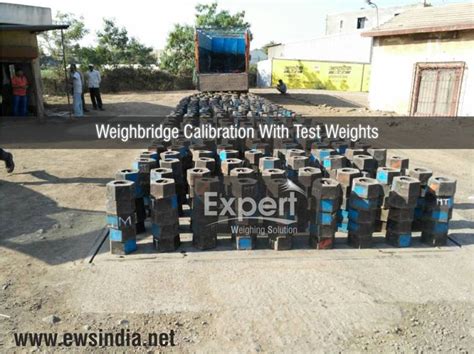 Weighbridge Calibration and Testing With Standard Weight - Exelon Weighing System