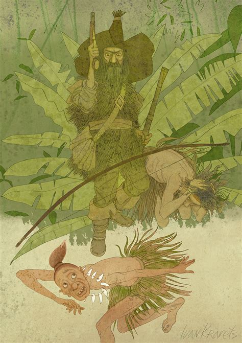 Robinson Crusoe. Illustrations on Behance