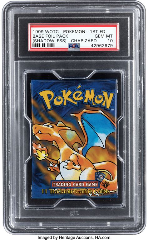 1999 Sealed Pokemon Unlimited Base Set Booster Pack Charizard Art HEAVY! 21g 60% off