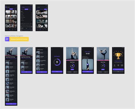 Fitness & Workout App UI Kit Figma Free - Figma Free & Premium UI Kits