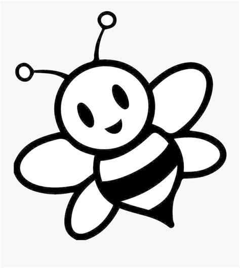 Bee Clipart Black And White , Free Transparent Clipart - ClipartKey