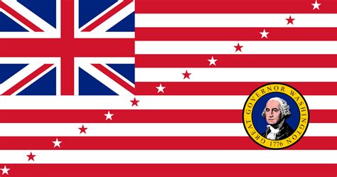 Flag of the 13 colonies if the british agreed to reduce taxes and give them representation on ...