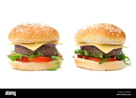 Two cheeseburgers Stock Photo: 69120367 - Alamy