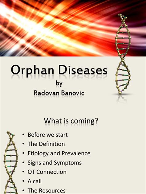 Orphan Diseases | Muscular Dystrophy | Cancer