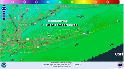 Long Island Weather Week Ahead Thanksgiving & The Long Weekend ...
