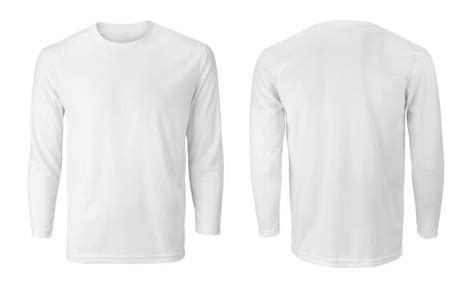 White shirt mockup | White long sleeve tshirt, White long sleeve shirt ...