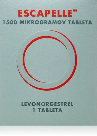 Escapelle Escapelle 1,5 mg tableta nouzové antikoncepce | notino.cz