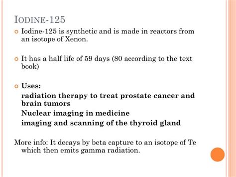 PPT - Uses of radioisotopes PowerPoint Presentation - ID:1844621