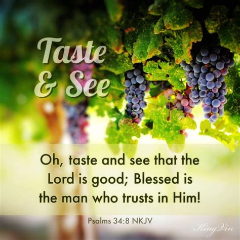 Taste and see - I Live For JESUS