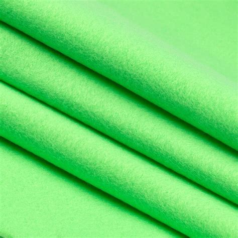 Craft Felt by the Yard // Lime Green // 72 Wide X 1 Yd Long X | Etsy