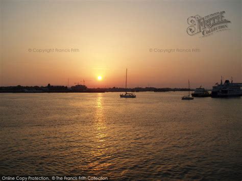 Photo of Portsmouth, Harbour, Sunset 2005 - Francis Frith