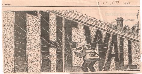 My favorite Berlin Wall cartoon. : PoliticalHumor