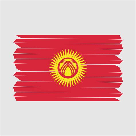 Kyrgyzstan Flag Brush 21583548 Vector Art at Vecteezy