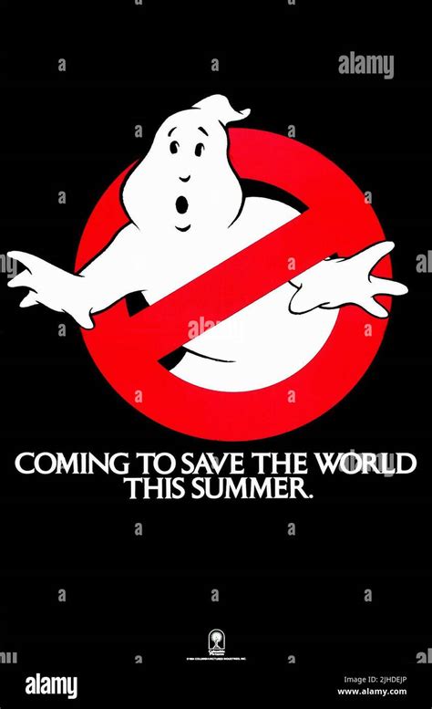 GHOSTBUSTERS LOGO, GHOSTBUSTERS, 1984 Stock Photo - Alamy