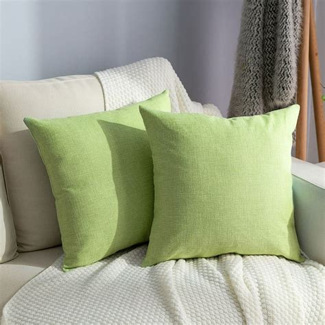 CLEARANCE! Decorative Throw Pillows Covers Set of 2, Linen Throw Pillow ...