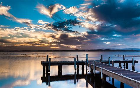 Lake Dock Sunset Wallpapers - Top Free Lake Dock Sunset Backgrounds - WallpaperAccess