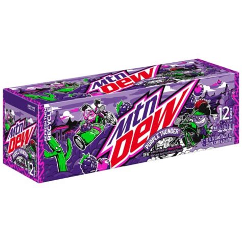 Mountain Dew® Purple Thunder Soda Cans, 12 pk / 12 oz - Kroger