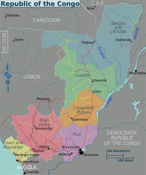 File:Congo-Brazzaville regions map.png - Wikitravel Shared