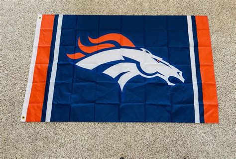 Denver Broncos Flag 3x5 FT Banner Man Cave Football NFL Broncos FREE ...