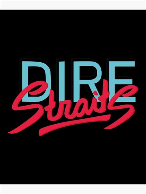 "Dire Straits band logo" Poster by alicechain | Redbubble