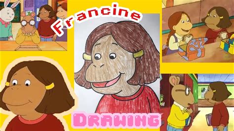 ARTHUR SERIES: FRANCINE FRENSKY SPEED DRAWING - YouTube