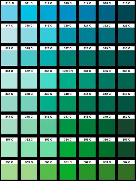 Pantone Color Chart Blue - Viewing Gallery | Cores, Paleta de cores ...