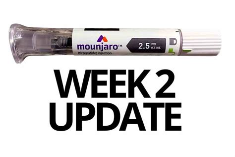 Mounjaro Week 2 Update - Weight Loss Results And Side Effects