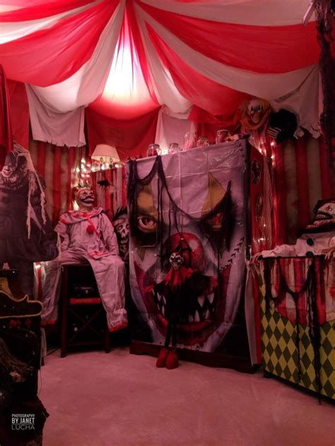 In love with our DIY scary clown room - Haunted house | Halloween ...