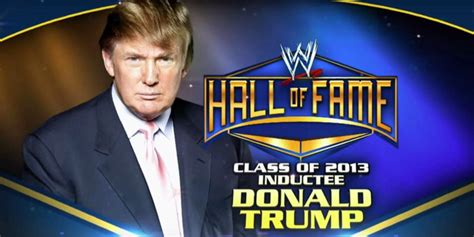 Donald Trump WWE hall of fame