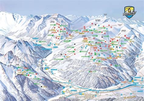 Schwendau Schigebiet - Pistenplan Hochzillertal-Hochfügen/Spieljoch