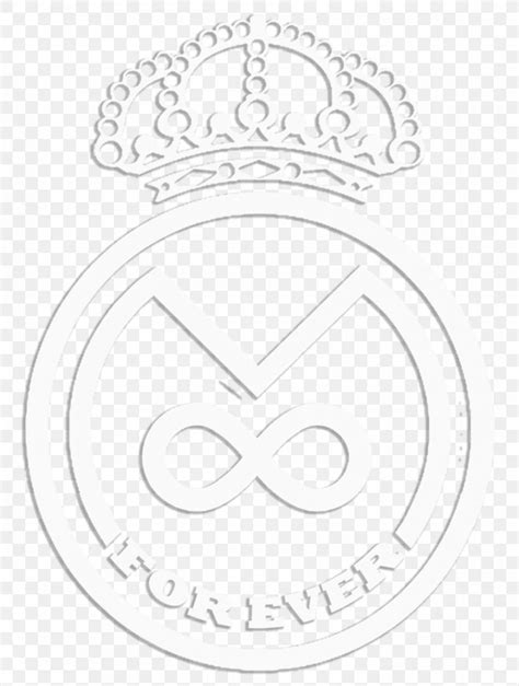 Real Madrid C.F. Logo White Sport, PNG, 900x1191px, Real Madrid Cf, Area, Black And White, Brand ...