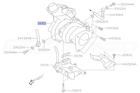 Subaru OEM Turbo for 2022+ WRX (14411AB000)