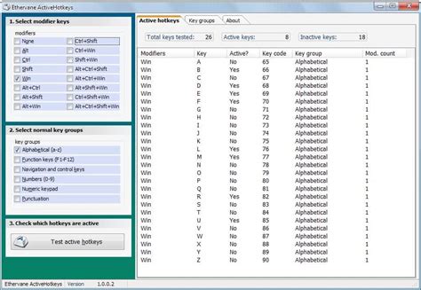 Display All Active Windows Hotkeys - gHacks Tech News