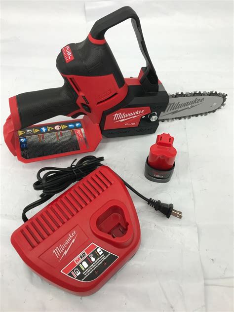 Milwaukee 2527-21 M12 Hatchet Mini Chain Saw Single Battery Kit, Gr M - Used for sale in Rancho ...