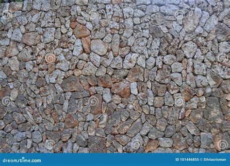 Grey stone wall background stock image. Image of construction - 101446855