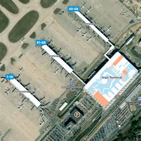 London Stansted Airport Map | STN Terminal Guide