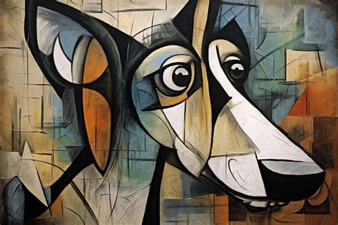 Cubism Paintings of a Dog: Georges Braque