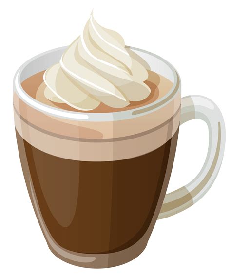 Coffee with Cream PNG Clipart Picture | Coffee png, Coffee clipart, Coffee cup art