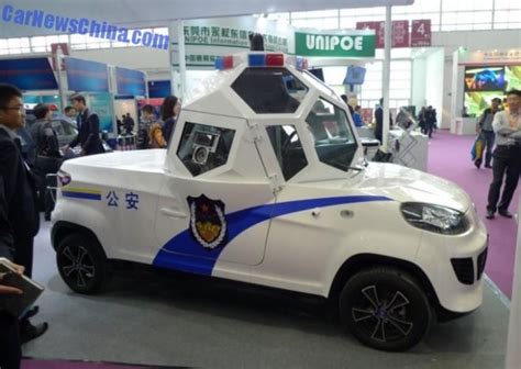 Chinese Company Has Developed Armored Electric Police Car | CleanTechnica