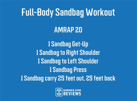 The Best Sandbag Workouts for Full-Body Exercise | Garage Gym Reviews