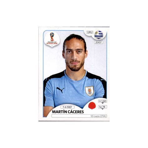 Panini WM 2018 - Sticker 97 - Martín Cáceres - Uruguay, 0,69