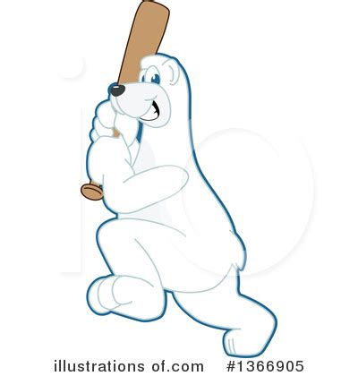 Polar Bear School Mascot Clipart #1366903 - Illustration by Toons4Biz